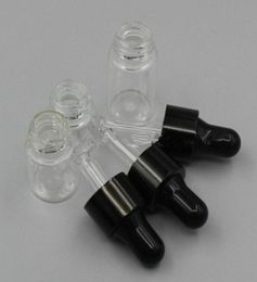 1ml 2ml 3m 5ml Clear Glass Essential Oil Dropper Bottles High Quality Mini Empty Eye Dropper Perfume Cosmetic E Liquid Sample1958588