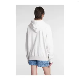 Women's Hoodies Cotton Autumn And Winter Trendy Bloggers Flocked Letter Pullover Hooded Sweatshirt Women Loose Long-sleeved