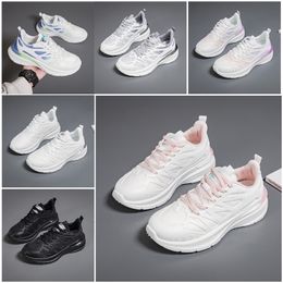 Hiking New Shoes Men Women Running Flat Shoes Soft Sole Fashion White Black Pink Bule Comfortable Sports Z1735 GAI 91450