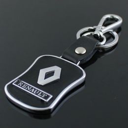 5pcs lot New Renault car logo key chain Metal key chain 3D promotional trinket car accessories keyrings220V