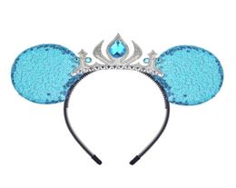 Glitter Star Crown Mouse Ears Hairband Festival Headband Girls Princess Headwear Party Decoration Hair Accessories6248335