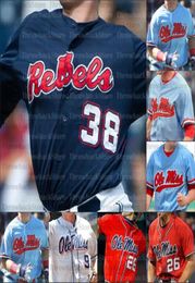 2021 Ole Miss College Baseball jerseys Tyler Keenan Servideo Anthony Tim Elko Peyton Chatagnier Lance Lynn Rolison Cozart Dunhurst Baker1826738