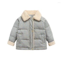Down Coat Children's Jacket Clothing Lamb Wool Windproof Thicken Warm Winter Clothes For Girls And Boys