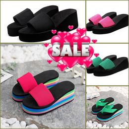 2024 GAI Summer Women Beach Flip Flops Shoes Classic Ladies Cool Flat Slipper Female Sandals Shoes