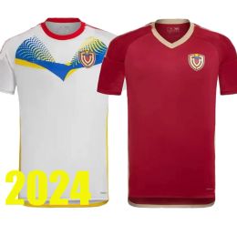 2024 2025 Venezuela Soccer Jerseys National Team Football Shirt Men Home Red Away White Camisetas Copa America CORDOVA SOTELDO RINCON BELLO SOSA men kids shirts