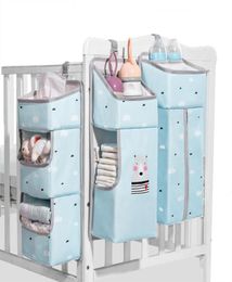 Sunveno Crib Organiser for Baby Crib Hanging Storage Bag Baby Clothing Caddy Organiser for Essentials Bedding Diaper Nappy Bag 7962710751