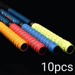 10 Pcs Antislip Sweatbands Tennis Racket Grip Tape Badminton padel Overgrip Sport Over For Beach 240223