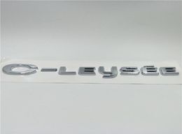 For Citroen CElysee Car Styling Sticker Emblem Badge rear Trunk Logo Label Decals5799748