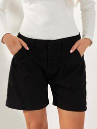 Women's Shorts Women S BuLifting Jean Ladies High Waist Stretchy Distressed Denim Short Pants
