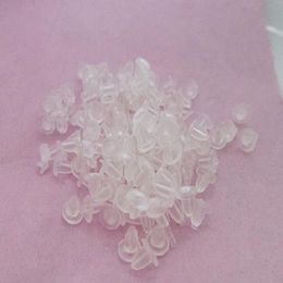 13000pcs bag or set 4mm Earrings Back Stoppers ear Plugging Blocked Jewellery Making DIY Accessories plastic clear white small2878