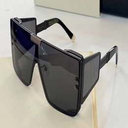 Square Oversize Sunglasses for Women Men Black Grey Lens gafas de sol Fashion oversized Sun glasses with Box297r