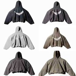 Designer Kanyes Classic Wests Luxury Hoodie Three Party Joint Name Peace Dove Printed Mens And Womens Yzys Pullover Sweater Hooded 6 ColorQ0NU