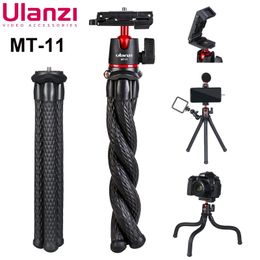 Ulanzi MT-11 Flexible Tripod For Phone DSLR Camera Stand With Remote Control Mini Octopus Legs For Holder 240306