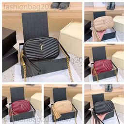 Designer Luxury Mini yslliness camera bags designer womens wallet crossbody shoulder chain bags cute purse Leather Wave Letters 3 Colours Zipper gold buckle wallets