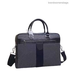 Male Business Briefcases Single Shoulder Laptop Bag Cross Section Briefcase Computer Package Inclined Bag Men's Handbags Bags195l