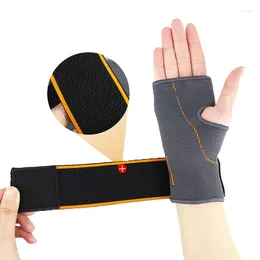Cycling Gloves A Pair Two-in-one Sports Bracers Support Protect Palm Wristband Weightlifting Gym Training Wrist