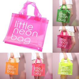 Transparent PVC Storage Bags Candy Handbag Mens And Womens Multifunctional Large Capacity Waterproof Wash Bag Dhl285d