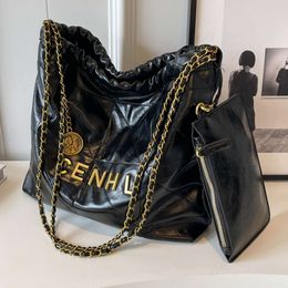 Shop For Online Sale Lingge Chain Bag for Womens 2024 New Trendy and Fashionable Casual One Shoulder Large Capacity Small Fragrant Commuting Bucket