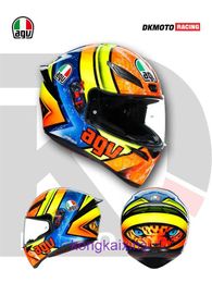 Italy AGV K1 Motorcycle Helmet Racing Full Cover Anti fog All Seasons Universal Mens and Womens Helmets
