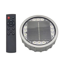 Aluminum Solar Deck Light Monocrystalline 3030 SMD Solar Powered Underground Light IP68 Driveway Dock Road Safety Light