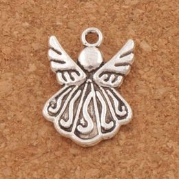 Flying Angel Wing Charms Pendants 120pcs lot 21 5x15 4mm Antique Silver L216 Jewelry Findings & Components2438