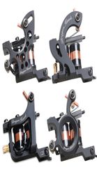 4 pcs Professional Tattoo Machine Fine Lining Shading Colouring Guns 10 Wraps Coils WQ4469132375