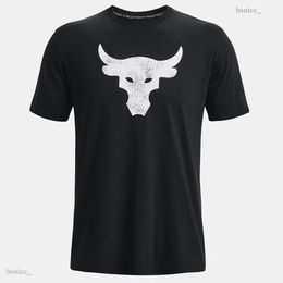 Mens Tshirts Project Rock Brahma Bull Tshirt Sıradan Moda Sokak Giyim Kadınlar Spor Giyim Yüksek Kalite Kısa Kol Boyutu XS 6XL Yaz 230620 424