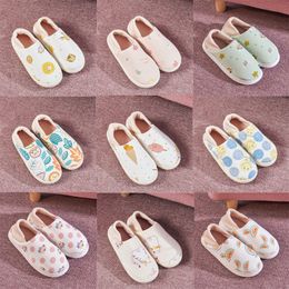 Slippers Soft Bottom Winter Pregnant Womens Nonslip Fruit Cotton Slippers Home Postpartum Large Size Cotton Slippers size 36-41 GAI-2