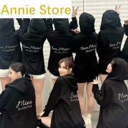 T-Shirt Kpop Twice Misamo Do not touch Men/Women Zip Hoodie Long Sleeve Loose Casual Sweatshirt Couple Style Unisex Streetwear Top