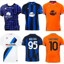 24 25 InterS LAUTARO Milans soccer jerseys home away 3th ANNIVERSARY CORREA DZEKO BARELLA ASLLANI FRATTESI 2024 2025 BROZOVIC MILANS football shirt Kids men