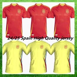 24-25 Spanien Fußballtrikots PEDRI LAMINE YAMAL RODRIGO PINO MERINO SERGIO M.ASENSIO FERRAN Männer Kinder und Frauen HERMOSO REDONDO CALDENTEY 23 24 Fußballtrikot