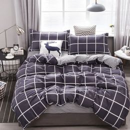 designer bed comforters sets bed linen set cartoon duvet cover bed sheet pillowcase queen summer set pastoral style3369