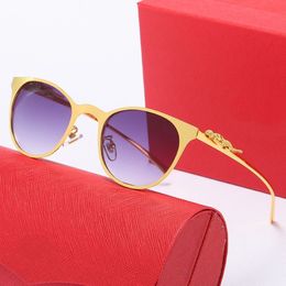 whole Vintage Sunglasses Women With Bag Twin Beams Round Glasses Brand Designer Metal Frame Shades Sun glasses gafas de sol mu244s