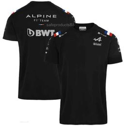 Men's T-Shirts 2024 Summer New F1 Team Formula One Sports Casual Short Sleeve T-Shirt