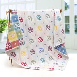 Blankets Baby Breathable Cotton Knitted Stroller Bassinet Nursery Quilts