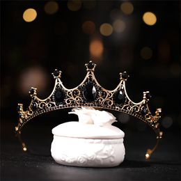 Wholesale Suppliers Taras Black Maroon Dark Tiara Crown Halloween Tiara Bridal Accessories 2420