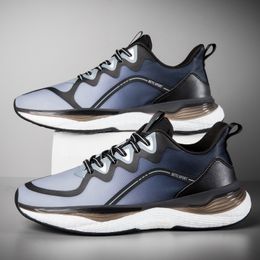 With Box Running Shoes physical testing shoes Obsidian Stealth Black Mens OG Sports and leisure Blue Grey Orange Multi Flying Weaving Sneakers