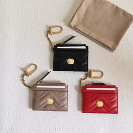 10A quality mini Coin Purses Luxury Designer Bag Womens mens keychain card case Card Holders Key Wallets classic pocket Organiser Marmont passport holders key pouch