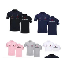 Motorcycle Apparel F1 Racing Shirt Mens New Short-Sleeved T-Shirt With Customized Drop Delivery Automobiles Motorcycles Motorcycle Acc Dhwln