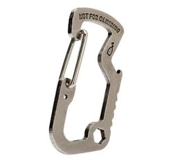 New Snap Clip Hook Keychain Keyring Carabiner Camping Snap Key Chain Multi Outdoor Metal Tool Bottle Opener K1232108725