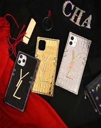 Luxury Leather Designers Phones Cases For iPhone 14 14Pro 14ProMax 13 13Pro 12 11 XS XR X 8 7 Plus Classic Alligator pattern Lette4770916