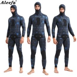 Swimwear Mens 1.5MM/3MM Spearfishing Wetsuit Camouflage Hunting Wet Suit winter Swimsuit, Perfect for Free Diving and Surfing