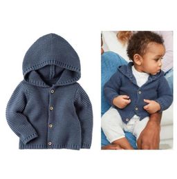 Newborn Sweater Coat Infant Boys Girls Cardigans Hoodie Autumn Winter New Born Coats Clothes Warm Knitting Baby Jacket Bebe T200704914751