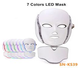 new product IPL light therapy Skin rejuvenation led neck mask with 7 colors for home use7386633