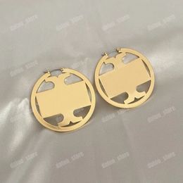 Fashion Hoop Earrings Designer Womens Big Circle Simple Earring Luxury Jewellery Ear Studs High Quality Gold Earring Lady Party Gift267S