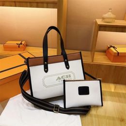 Fashion Bag Store 90% factory hot sales wholesale Women's handbags Shoulder Bags Luxury new leather tote with mini wallet handheld versatile classic crossbody bag