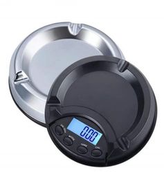 Mini ashtray pocket portable jewelry scale precision medicine powder tea platform4223955