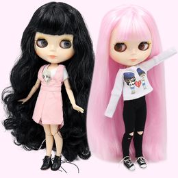 ICY DBS blyth doll 16 bjd toy joint body white skin shiny matte face 30cm on sale special price toy gift anime doll 240223