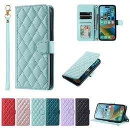 Flip Leather Wallet Card Bag Phone Cases For iPhone 15 14 13 Pro Max 12 11 XR XS Max X 7 8 Plus 15pro Luxury Case Cover 50pcs