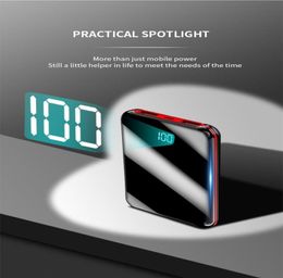 Mini Power Bank 30000mAh For iPhone 8 Xs Xiaomi Mi Powerbank Pover Bank Charger 2 USB Ports External Battery Poverbank Portable1952421